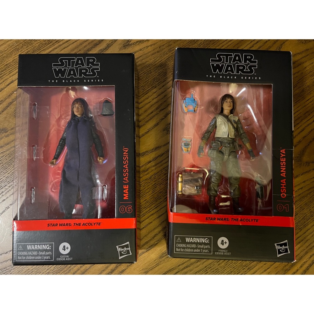 (Damaged Box) Star Wars Black Series Mae & Osha Aniseya‎ Acolyte Set